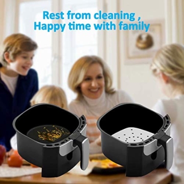 200pcs Nonstick Air Fryer Parchment Paper Sheets