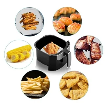 200pcs Nonstick Air Fryer Parchment Paper Sheets