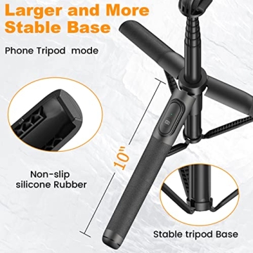 64" Selfie Stick Tripod with Remote for Phones