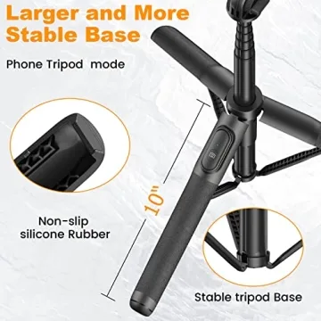 64" Selfie Stick Tripod with Remote for Phones