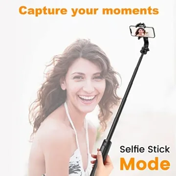 64" Selfie Stick Tripod with Remote for Phones