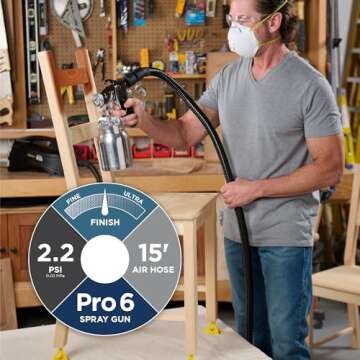 Wagner Spraytech 2443205 Earlex 5700 Stationary HVLP Paint Sprayer for Woodworking and Furniture Ref...