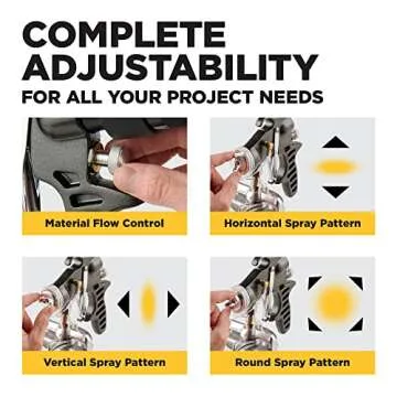 Wagner Spraytech 2443205 Earlex 5700 Stationary HVLP Paint Sprayer for Woodworking and Furniture Refinishing, Fine Finishing with Oil & Water Based Materials, Adjustable Settings