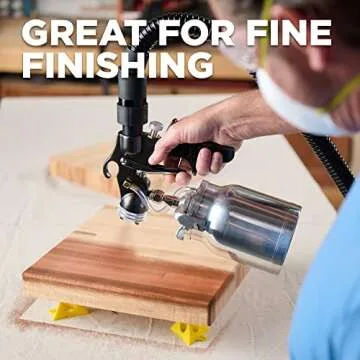 Wagner Spraytech 2443205 Earlex 5700 Stationary HVLP Paint Sprayer for Woodworking and Furniture Refinishing, Fine Finishing with Oil & Water Based Materials, Adjustable Settings