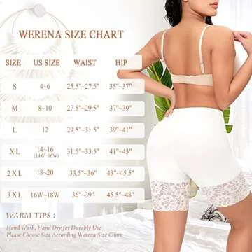 Lace Anti-Chafing Slip Shorts for Women - Comfort & Style