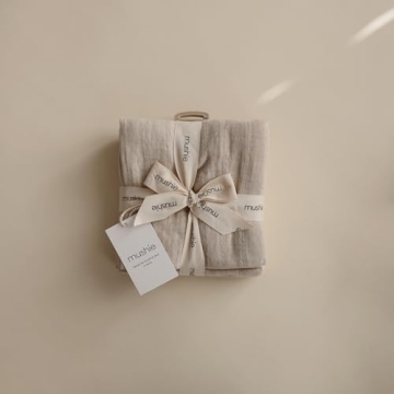 mushie Muslin Baby Cloths | Eco-friendly Softness 3-Pack
