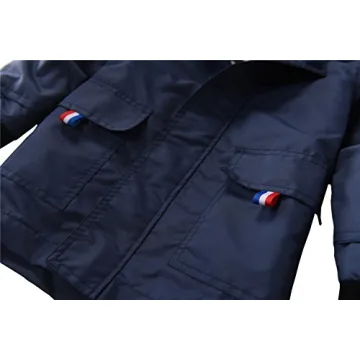 Hiheart Kids Waterproof Hooded Rain Jacket Lightweight