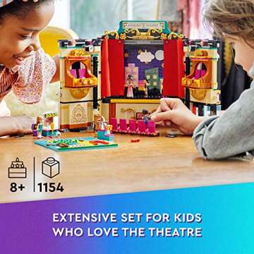 LEGO Friends Andrea's Theater School Building Toy, Creative Pretend Play Theater Toy, Gift for Girls...