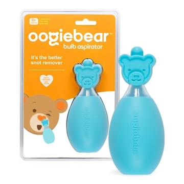 Oogiebear Baby Nasal Aspirator – Safe Nose & Ear Cleaner for Infants & Toddlers