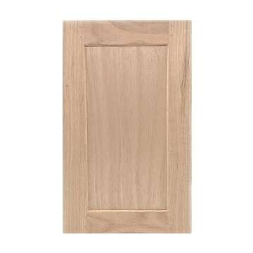 ONESTOCK Unfinished Solid Oak Wood Cabinet Replacement Doors for Refacing Kitchen, Cupboard, Drawers, Bathroom Panels, Shaker Style, Paintable, Stainable, & Drillable