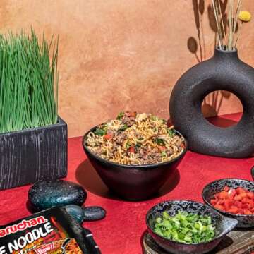 Maruchan Fire Spicy Beef Ramen Noodles, 22 Count, Easy Meal