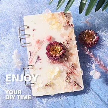 LEOBRO Notebook Cover Resin Molds with Binder Rings