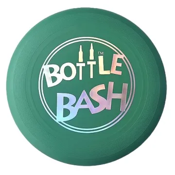 Fun Bottle Bash Disc Game Set for Outdoor Gatherings