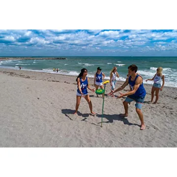 Fun Bottle Bash Disc Game Set for Outdoor Gatherings