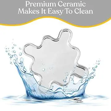 Silver Chrome Coasters for Drinks Absorbent, Modern Retro Mirrored Coasters for Table, Set of 4 Decor on Tabletop for Bar Tools Dining Table