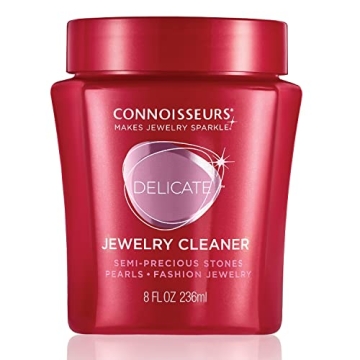 CONNOISSEURS Jewelry Cleaner Solution - 8 oz for Delicate Items