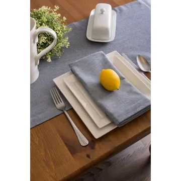 DII Chambray Oversized Napkin Set - Stylish Dining