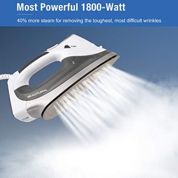 BEAUTURAL 1800-Watt Steam Iron with LCD Screen