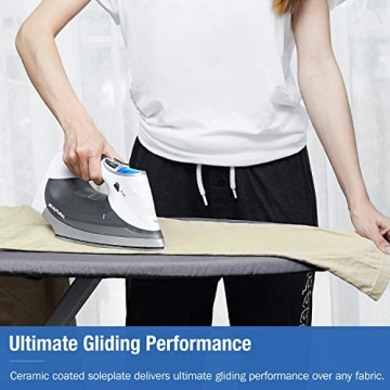 BEAUTURAL 1800-Watt Steam Iron with LCD Screen