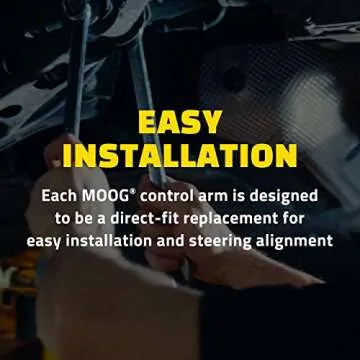 MOOG RK100106 Suspension Control Arm and Ball Joint Assembly rear upper, rear upper forward