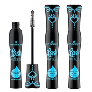 Essence Lash Princess Waterproof Mascara | Vegan & Cruelty Free | 3-Pack