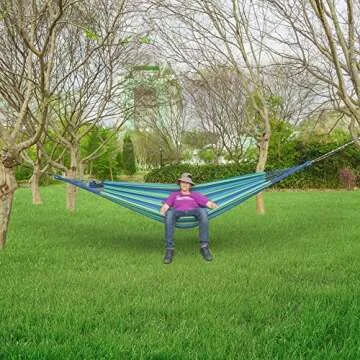 ONCLOUD Extra Long and Wide Double Hammock for Travel