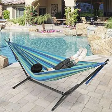 ONCLOUD Extra Long and Wide Double Hammock for Travel