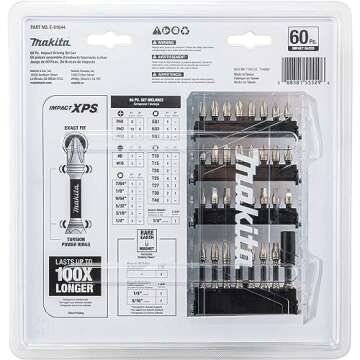 Makita E-01644 Impact XPS 60 Piece Impact Bit Set