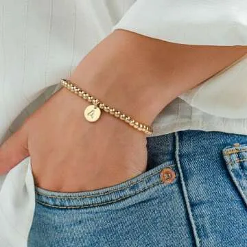 Turandoss Gifts for Women - Mothers Day Gifts, Mothers Day Gifts for Grandma Wife Daughter, 2024 Graduaiton Gfits for Her, Teacher Appreciaiton Gifts, Initial S Bracelet for Women