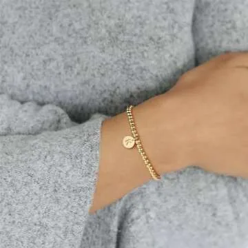 Turandoss Gifts for Women - Mothers Day Gifts, Mothers Day Gifts for Grandma Wife Daughter, 2024 Graduaiton Gfits for Her, Teacher Appreciaiton Gifts, Initial S Bracelet for Women