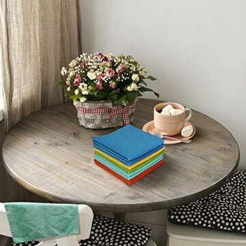 AIDEA Microfiber Cleaning Cloths 100PK, All Purpose Cleaning Supplies, Absorbent Cleaning Rags, Lint...