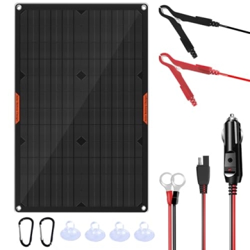 OYMSAE 30 Watt 12 Volt Solar Panel Solar Trickle Charger: Ultimate Battery Maintenance Solution