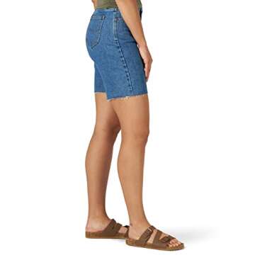Lee Women's High-Rise Cut Off Dad Jean Short, Optimism, 16