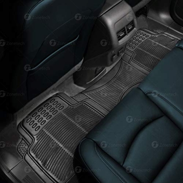 ZoneTech All-Weather Rubber Floor Mats for Vehicles