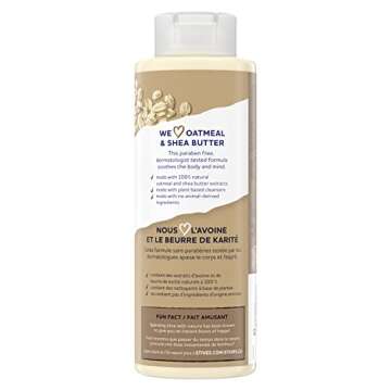 St. Ives Body Wash - Soothing Moisturizing Cleanser with Oatmeal & Shea Butter, Natural Body Wash fo...