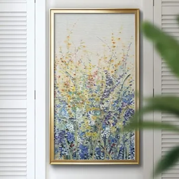 Renditions Gallery Wildflower Panel Gold Framed Artwork