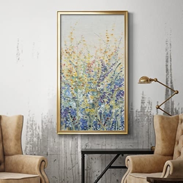 Renditions Gallery Wildflower Panel Gold Framed Artwork