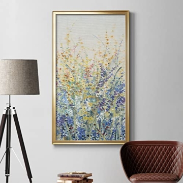 Renditions Gallery Wildflower Panel Gold Framed Artwork