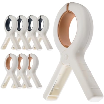 Extra Large Beach Towel Clips 8 Pack, 5.1 Inch Towel Clips for Beach Chairs Cruise Heavy Duty, Towel...