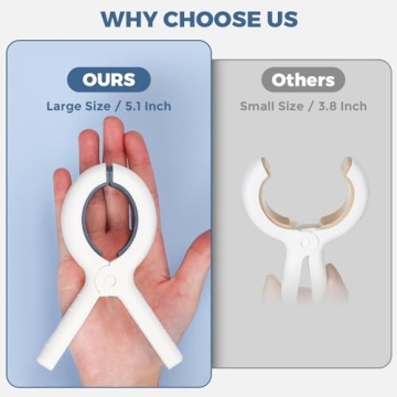 Durable Beach Towel Clips for Secure Outdoor Fun