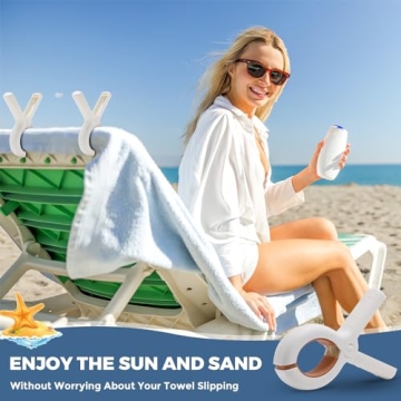 Durable Beach Towel Clips for Secure Outdoor Fun