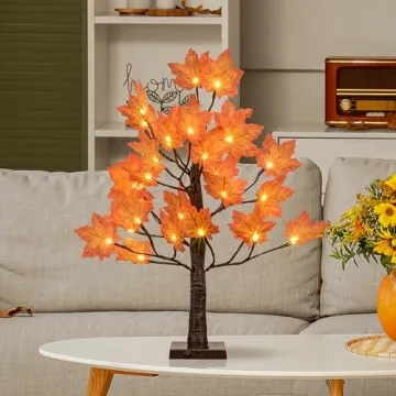Lightshare 24IN Lighted Maple Tree for Fall Celebrations
