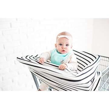 Copper Pearl Multi-Use Cover: Car Seat Covers, Nursing Cover, and Stroller Cover for Sun - Stretchy Fabric, All-Season Use, Stylish Designs, Easy Access for Moms - City