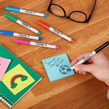 Sharpie Color Burst Permanent Marker Set, Ultra-Fine Tip Markers, Artist Markers, Writing Markers, D...