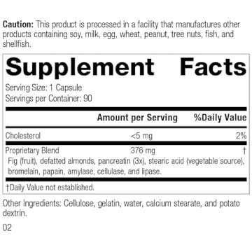 Standard Process Multizyme - Whole Food Pancreas Support, Pancreatin Digestive Enzymes, Digestive He...