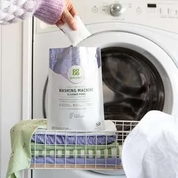Grab Green Washing Machine Cleaner Pods, Fragrance Free