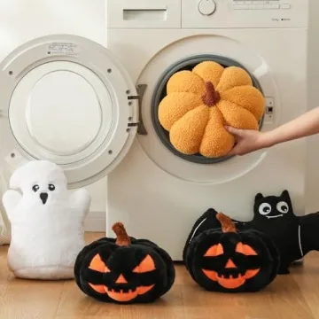 YRXRUS Cute Pumpkin Shaped Throw Pillows for Fall Decor