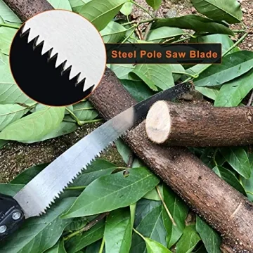 Buyplus 26FT Reach Pole Saw for Easy Tree Trimming