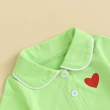 fhutpw Toddler Pajamas Set Cute Ruffle Design for Kids