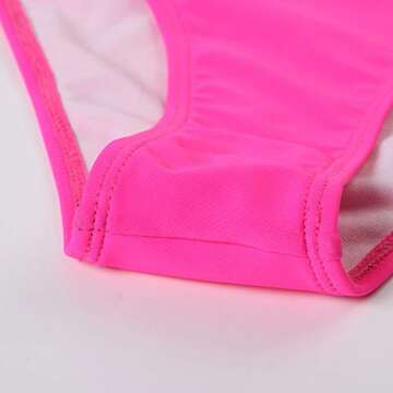 Hot Pink Push-Up Bikini Set for Women - MOSHENGQI